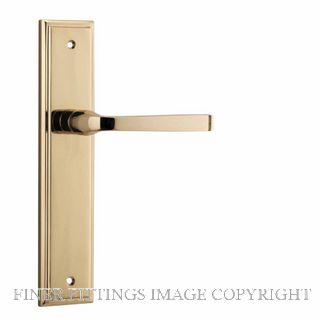 IVER 10244 ANNECY STEPPED PLATE LATCH POLISHED BRASS