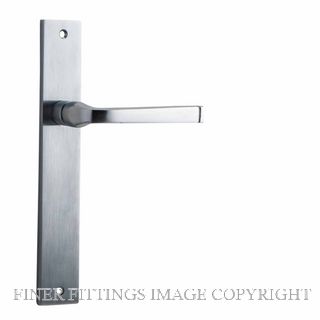 IVER 12208 ANNECY RECTANGULAR PLATE LATCH BRUSHED CHROME