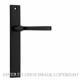 IVER 12708 ANNECY RECTANGULAR PLATE LATCH MATT BLACK