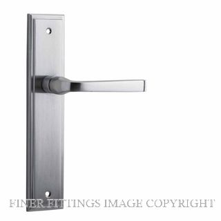 IVER 12244 ANNECY STEPPED PLATE LATCH BRUSHED CHROME