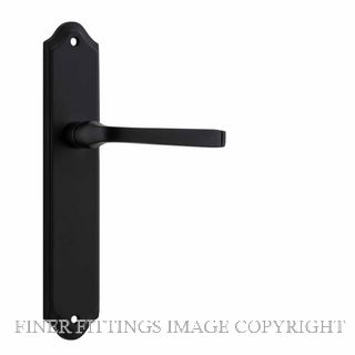 IVER 12720 ANNECY SHOULDERED PLATE LATCH MATT BLACK