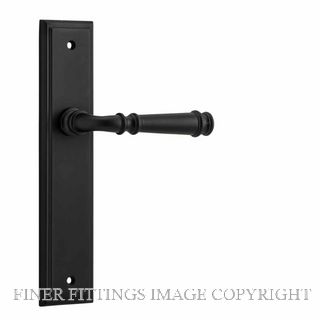 IVER 12742 VERONA STEPPED PLATE LATCH MATT BLACK