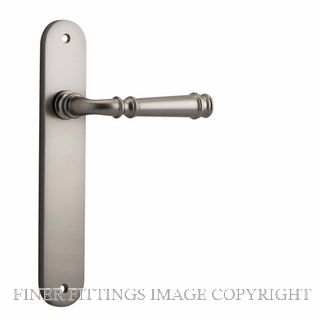 IVER 14730 VERONA OVAL PLATE LATCH SATIN NICKEL