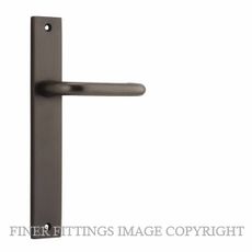 IVER 10844 OSLO RECTANGULAR LEVER ON PLATE HANDLES SIGNATURE BRASS