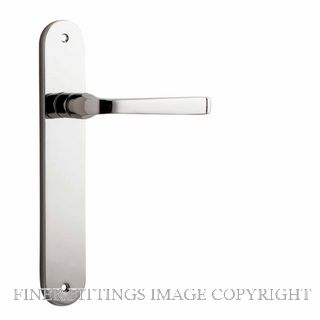 IVER 14232 ANNECY OVAL PLATE LATCH POLISHED NICKEL