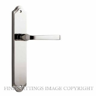 IVER 14220 ANNECY SHOULDERED PLATE LATCH POLISHED NICKEL