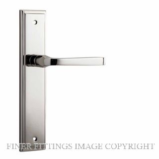 IVER 14244 ANNECY STEPPED PLATE LATCH POLISHED NICKEL