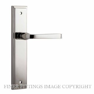 IVER 14244 ANNECY STEPPED PLATE LATCH POLISHED NICKEL