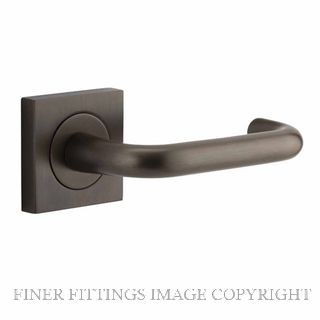 IVER 20361 OSLO LEVER ON SQUARE ROSE SIGNATURE BRASS