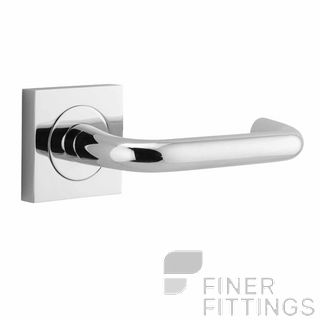 IVER 20364 OSLO LEVER ON SQUARE ROSE HANDLES CHROME PLATE