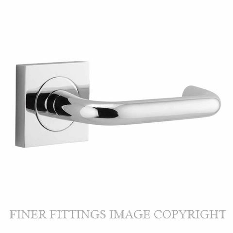 IVER 20364 OSLO LEVER ON SQUARE ROSE HANDLES CHROME PLATE