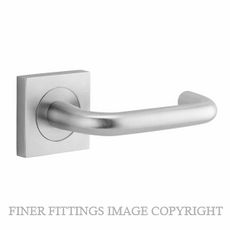 IVER 20365 OSLO LEVER ON SQUARE ROSE HANDLES SATIN CHROME