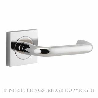 IVER 20368 OSLO LEVER ON SQUARE ROSE POLISHED NICKEL