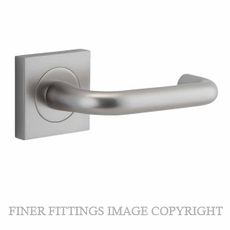 IVER 20369 OSLO LEVER ON SQUARE ROSE HANDLES SATIN NICKEL