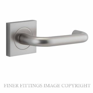 IVER 20369 OSLO LEVER ON SQUARE ROSE SATIN NICKEL