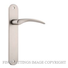 IVER 14728 OXFORD OVAL PLATE SATIN NICKEL