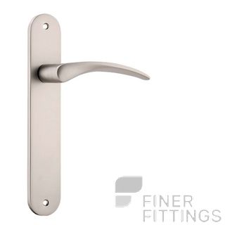 IVER 14728 OXFORD OVAL PLATE SATIN NICKEL