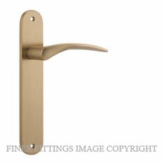 IVER 15728 OXFORD OVAL PLATE BRUSHED BRASS