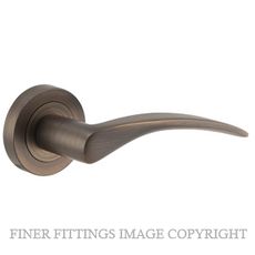IVER 9221 OXFORD LEVER ON ROSE SIGNATURE BRASS