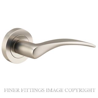 IVER 9229 OXFORD LEVER ON ROSE SATIN NICKEL