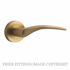 IVER 9364 OXFORD LEVER ON ROSE BRUSHED BRASS