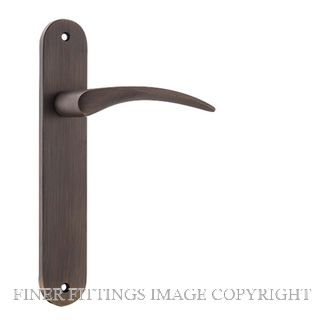 IVER 10728 OXFORD OVAL LATCH SIGNATURE BRASS