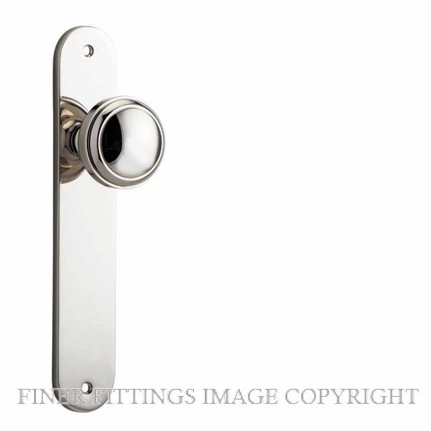 IVER 14332 PADDINGTON OVAL PLATE POLISHED NICKEL