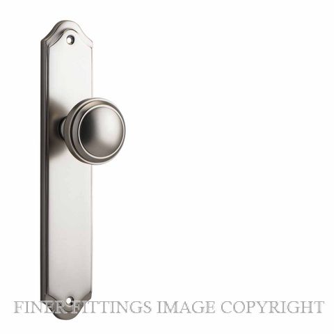 IVER 14826 PADDINGTON SHOULDERED PLATE SATIN NICKEL