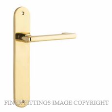 IVER 10352 BALTIMORE RETURN OVAL PLATE POLISHED BRASS