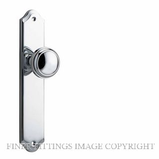 IVER 11826 PADDINGTON KNOB ON SHOULDERED PLATE CHROME PLATE