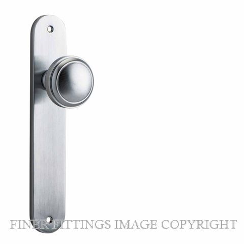 IVER 12332 PADDINGTON OVAL PLATE BRUSHED CHROME