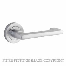 IVER 20785 BALTIMORE RETURN ROUND ROSE HANDLES BRUSHED CHROME