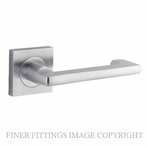 IVER 21175 BALTIMORE RETURN LEVER ON SQUARE ROSE BRUSHED CHROME