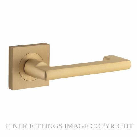 IVER 21176 BALTIMORE RETURN LEVER ON SQUARE ROSE BRUSHED BRASS