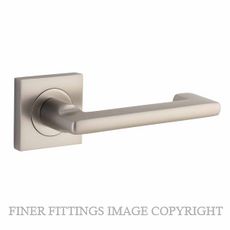 IVER 21179 BALTIMORE RETURN LEVER ON SQUARE ROSE SATIN NICKEL