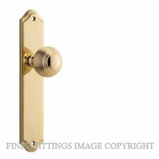 IVER 10330 GUILDFORD KNOB ON SHOULDERED PLATE POLISHED BRASS