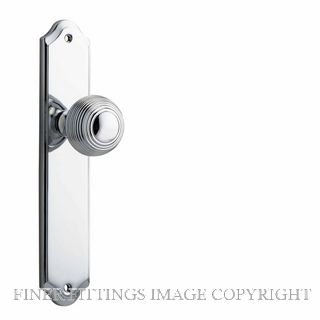 IVER 11830 GUILDFORD KNOB ON SHOULDERED PLATE CHROME PLATE