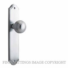 IVER 12330 GUILDFORD KNOB ON SHOULDERED PLATE BRUSHED CHROME