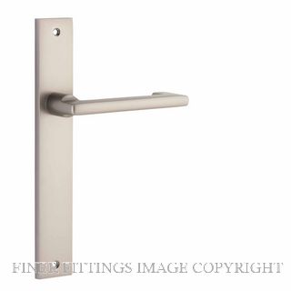 IVER 14848 BALTIMORE RETURN LEVER ON RECTANGULAR  PLATE SATIN NICKEL