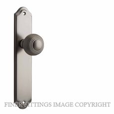 IVER 14830 GUILDFORD KNOB ON SHOULDERED PLATE SATIN NICKEL