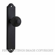 IVER 12830 GUILDFORD KNOB ON SHOULDERED PLATE MATT BLACK