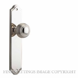 IVER 14330 GUILDFORD KNOB ON SHOULDERED PLATE POLISHED NICKEL