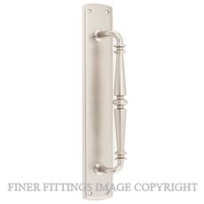 IVER 9349 SARLAT PULL HANDLE 380X65MM SATIN NICKEL