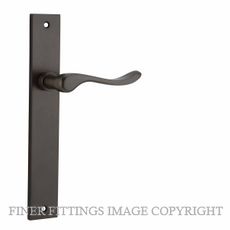 IVER 10920 STIRLING LEVER ON RECTANGULAR PLATE SIGNATURE BRASS
