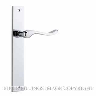 IVER 11920 STIRLING LEVER ON RECTANGULAR  PLATE CHROME PLATE