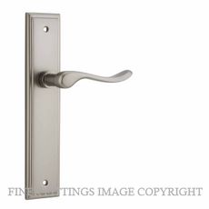IVER 14926 STIRLING LEVER ON STEPPED PLATE SATIN NICKEL