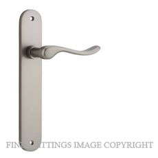 IVER 14924 STIRLING LEVER ON OVAL PLATE SATIN NICKEL