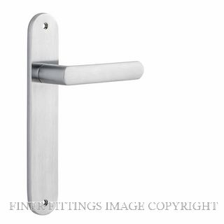 IVER 12364 OSAKA LEVER ON OVAL PLATE BRUSHED CHROME