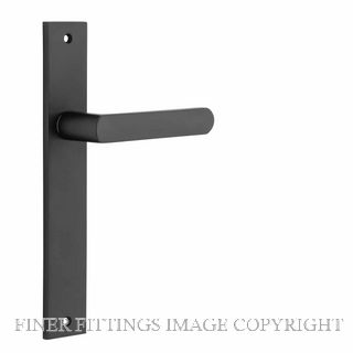 IVER 12860 OSAKA LEVER ON RECTANGULAR  PLATE MATT BLACK