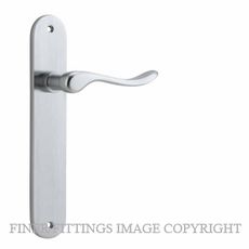 IVER 12424 STIRLING LEVER ON OVAL PLATE SATIN CHROME